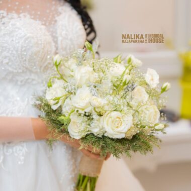 Classic Pure White Rose Bouquet