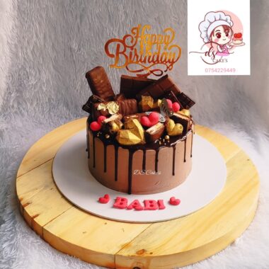 Chocolate Drip & Luxe Toppings Cake